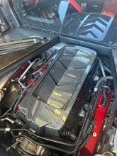 Load image into Gallery viewer, 2020-2022 CORVETTE C8 CARBON FIBER ENGINE COVER