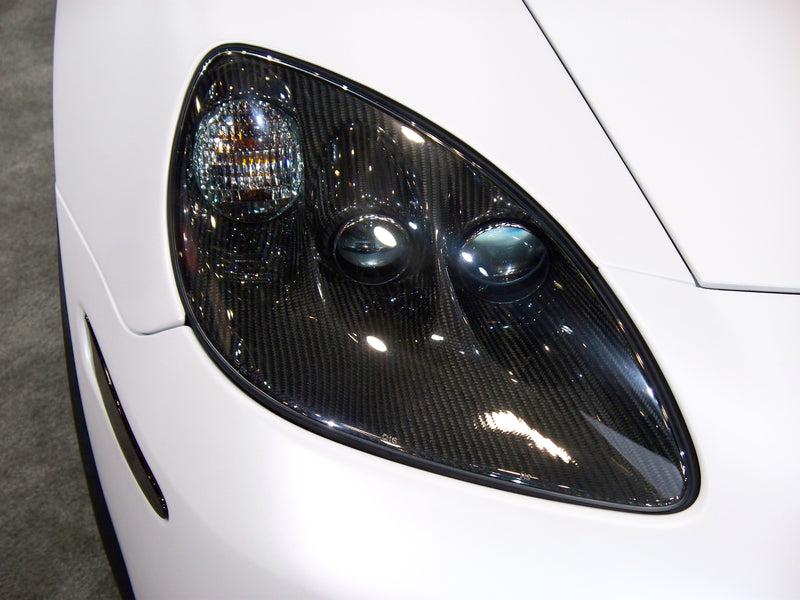 Custom Corvette C6 Carbon Fiber Headlight Housings